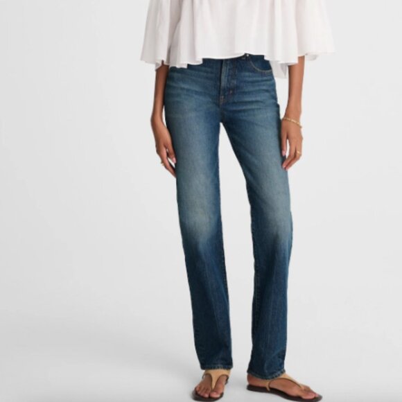 Madewell Longline Straight Jean – Greendale Wash (Size 27) - Picture 2 of 5